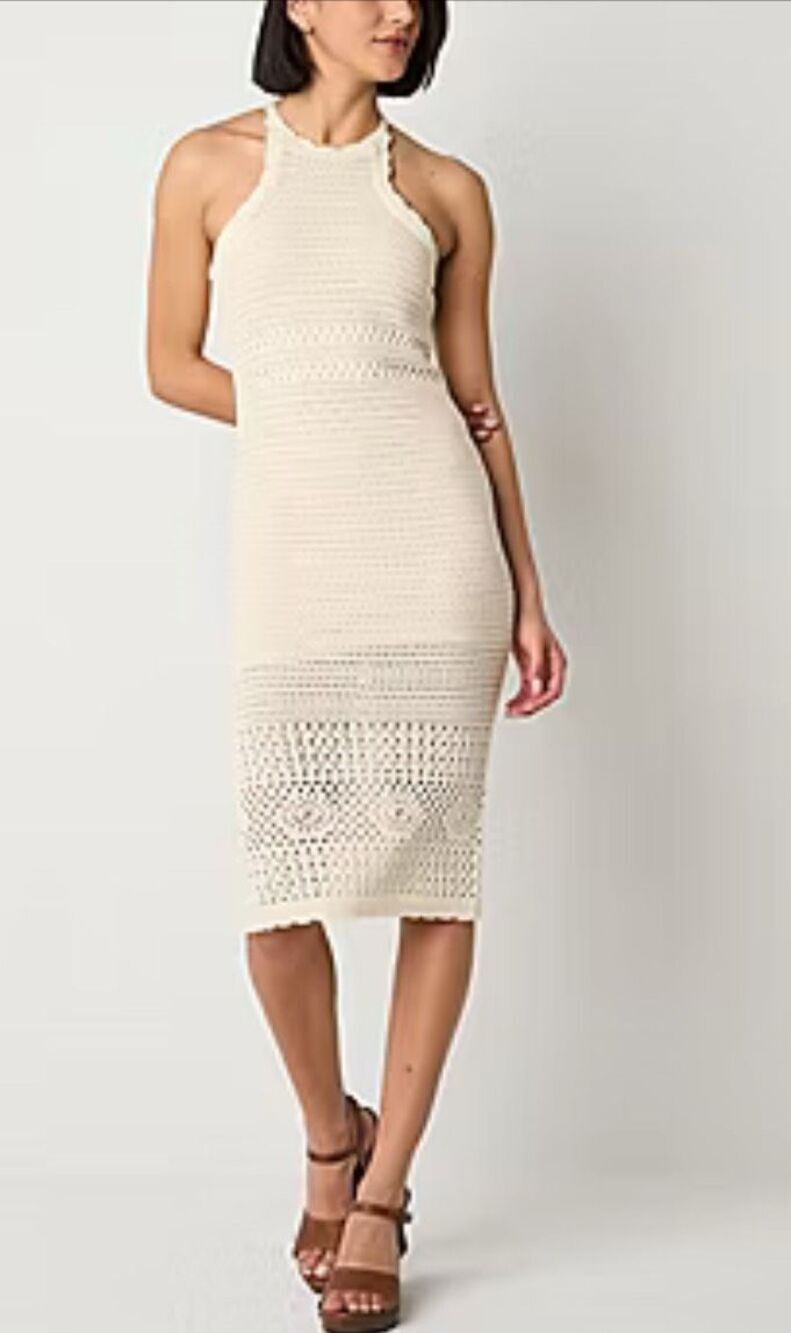 ArizonaβWomens Sleeveless Midi Bodycon Dress Juniors Size XXL nwt (0208)